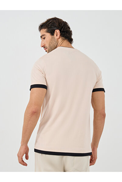 Styli Contrast Detail Regular Fit T-Shirt