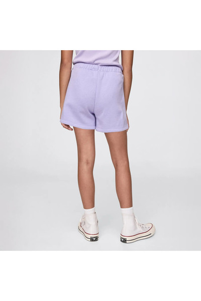 GAP Relaxed Fit French Terry Kids Purple Shorts