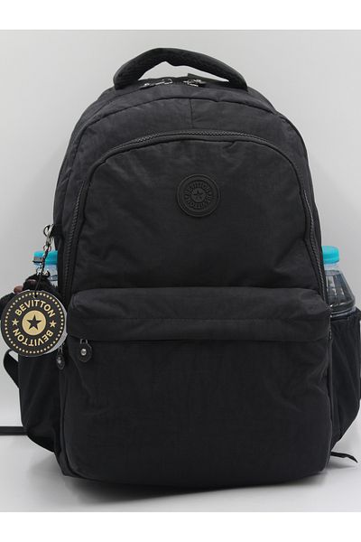 Bevitton Cnt-2200 Μαύρο Αδιάβροχο Σχοινί Σχολικό Σακίδιο Unisex Σχολική τσάντα