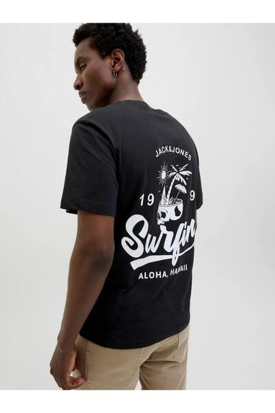Jack & Jones تي شيرت بأكمام قصيرة وطبعة جرافيكية