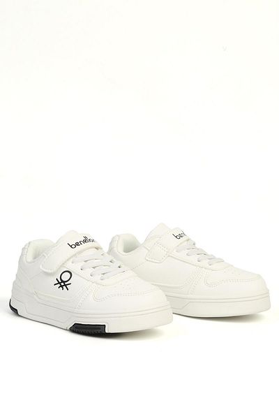 Benetton White Children's Sports Shoes Imported Bni-11583