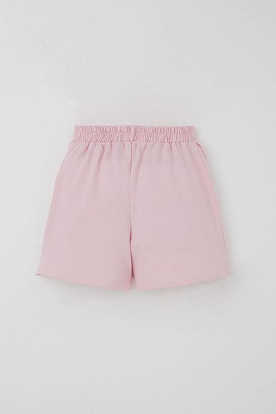 Breeze Girl's Shorts Skirt with Bow Accessory and Ruffles 6-10 Years, Pink