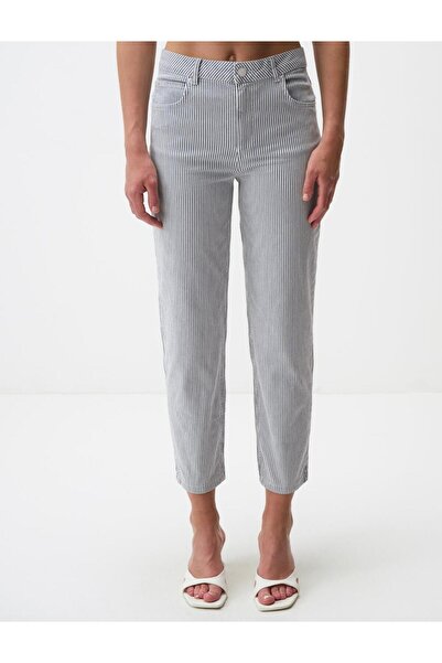 Jimmy Key High Waist Line Patterned Jean Pants