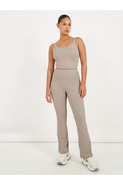 Styli Gymspire Edition - Label Broad Waist Flared Pants