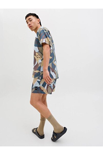 Jack & Jones Maui Ocean Days Regular Fit Swim Shorts