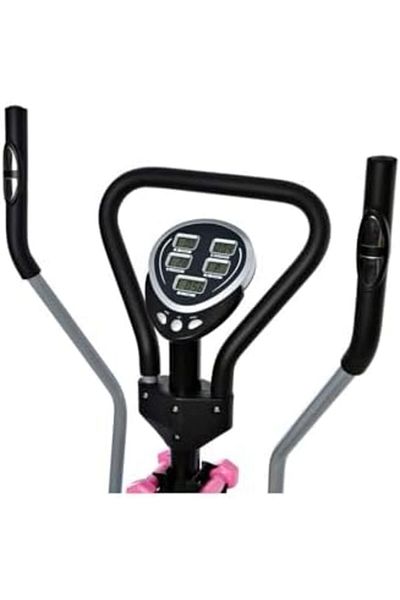 BUNCA 3 in 1 Orbitrek Exercise Bike with Twister for Waist Exercises and Dumbbell for Muscle Training