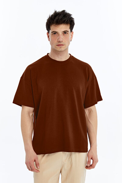 KRAVEN Ανδρικό μπλουζάκι Modal Oversize Άνετο μπλουζάκι με φαρδιά εφαρμογή Βαρύ ύφασμα που δεν σχίζεται εύκολα και δεν απαιτεί σιδέρωμα