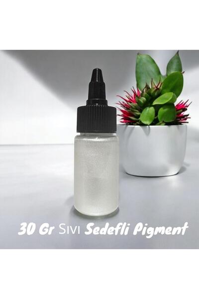 stonechem Epoksi Bazlı BEYAZ Parlak SIVI Sedefli Pigment 30 Gr Hobi,Sanat,Ahş...