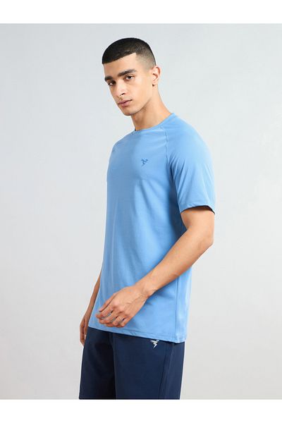 Technosport By Styli Solid Short Sleeves Regular Fit T-Shirt