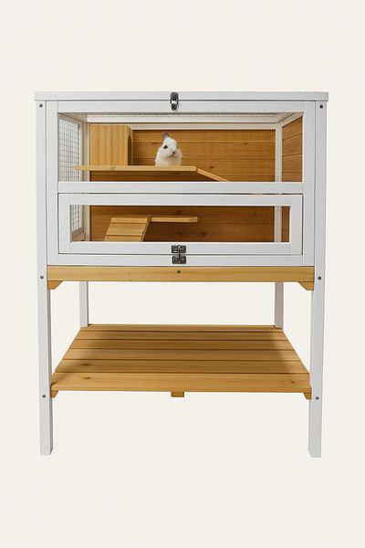 Buntz Cage for hamsters, guinea pigs, BUNTZ, 65 x 45 x 79 cm, Wood / Metal