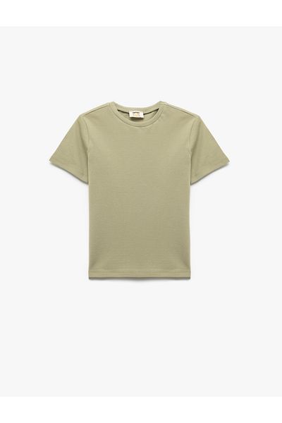 Koton Cotton Short Sleeve Crew Neck Basic T-Shirt
