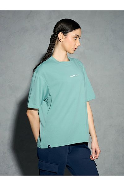 Technosport By Styli Solid Boxy Fit Short Sleeve T-Shirt