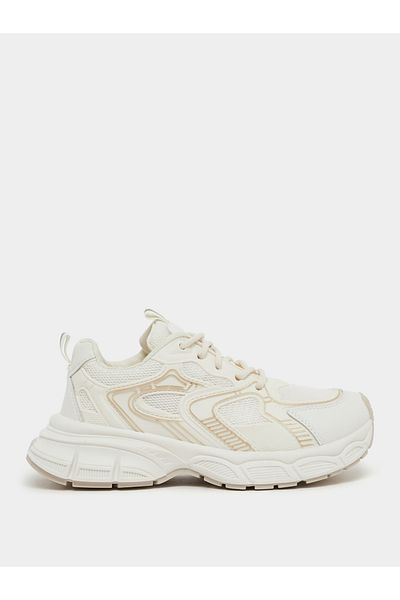 Styli Double Pull Tab Lace Up Sneakers