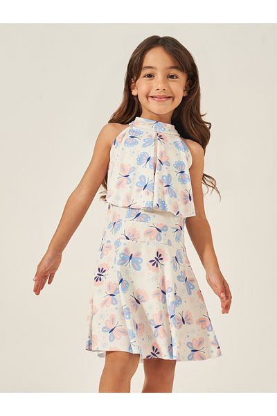 Styli Butterfly Print Swimsuit