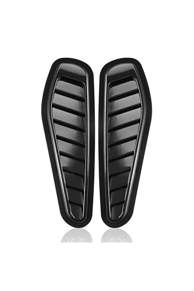 Mega Oto Market Çift Kaput Havalandırma Rüzgarlığı Venti Spor Siyah Tüm Araçl...