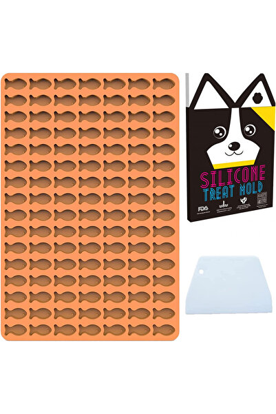 Topspitgo baking mat, silicone, orange, 20 x 30 cm