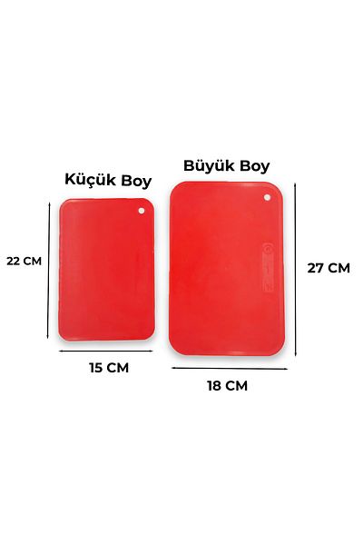MSWISHŞEYMAÇETİN 2-Piece Cutting Board - Red