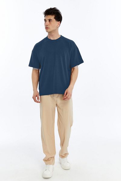 KRAVEN Tricou modal pentru bărbați Oversize Casual Loose Fit Tricou Țesătură grea Nu se îndoiuie ușor Nu necesită călcat