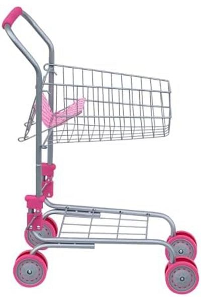 Moon Toy Shopping Trolley-Pretend to play-Pink