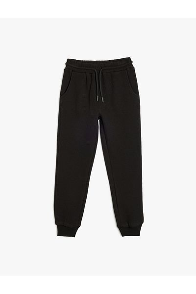 Koton Drawstring, pocket detail, cotton jogger sweatpants.