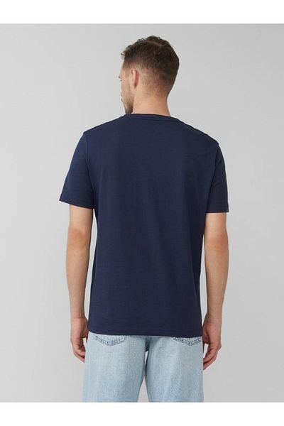 s.Oliver Tricou bărbătesc cu imprimeu logo, bumbac, croială regulată