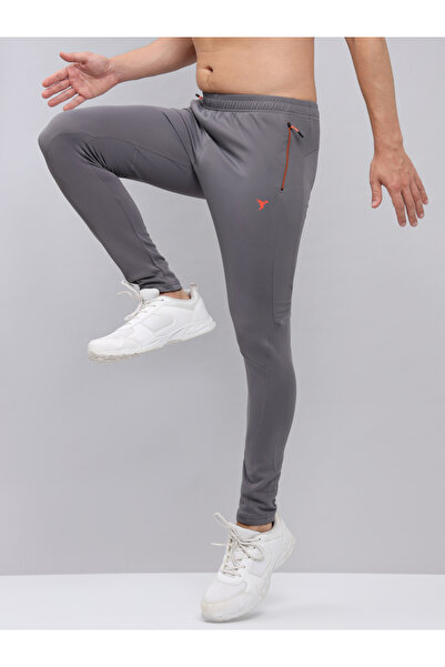 Technosport By Styli Mid Rise Solid Slim Fit Trackpants