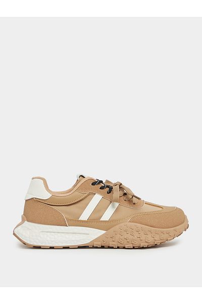 Styli Retro Textured Sole Sneakers