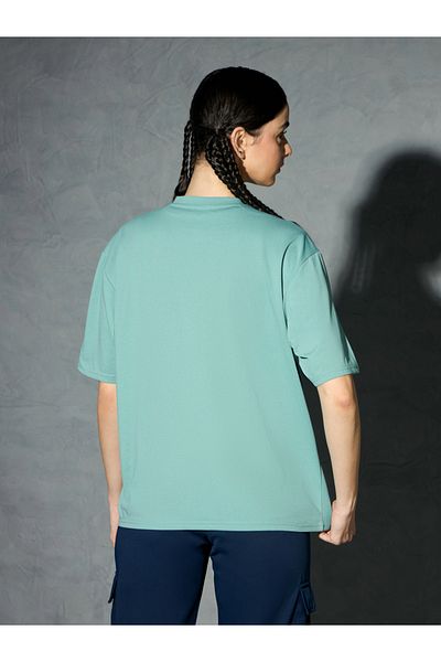 Technosport By Styli Solid Boxy Fit Short Sleeve T-Shirt