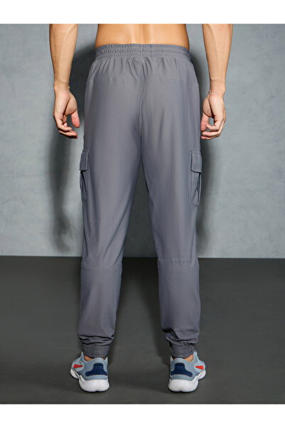 Technosport By Styli Solid 4-Way Stretch Cargo Pants