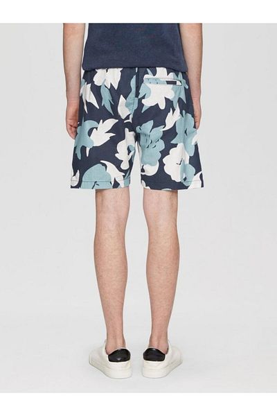 QS by s.Oliver Q/S by s.Oliver Men's shorts with floral print, Navy blue