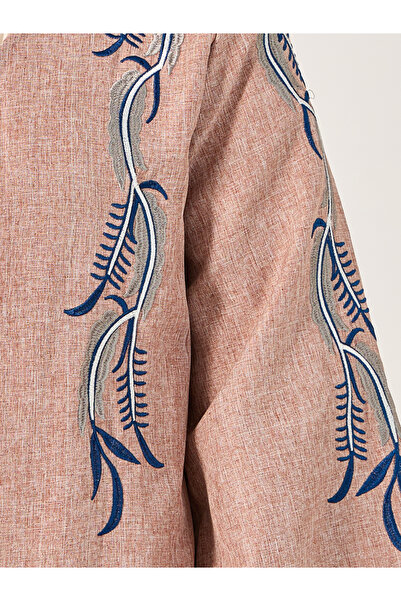 Take Two By Styli Embroidered Long Sleeves Regular Fit Shrug