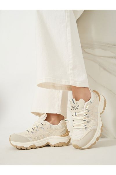 Styli Chunky Sole Lace Up Sneakers