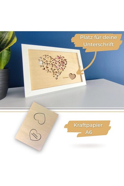 VON HEESEN White photo frame a5 27x21 cm, Von Heesen