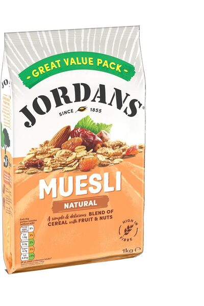 JORDANS موسلي طبيعي، 1 كجم