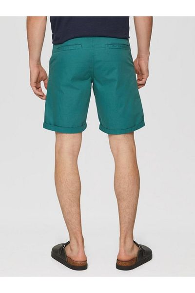 QS by s.Oliver Q/S by s.Oliver Men's chino shorts, Jhon with Regular fit and mid-rise, Green