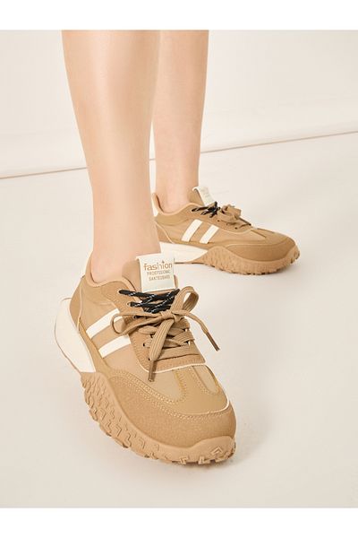 Styli Retro Textured Sole Sneakers