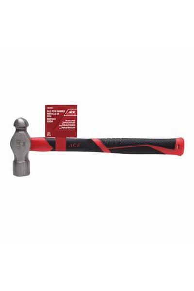 ACE Carbon Steel Ball Pein Hammer W/TPR Handle (453.5 g)