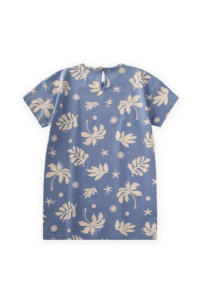 Cigit Tricou Tunica 4-12 Ani Albastru