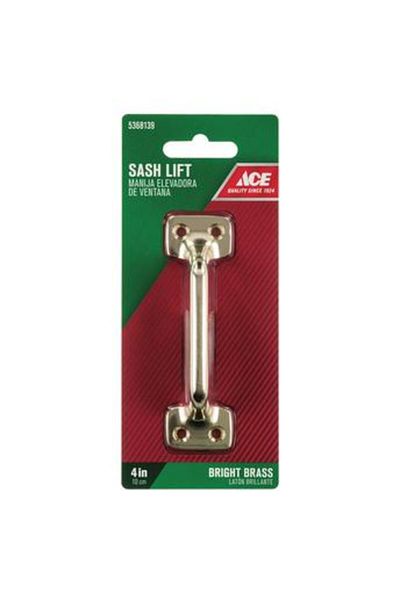 ACE Bright Brass Universal Sash Lift Handle (10 cm)