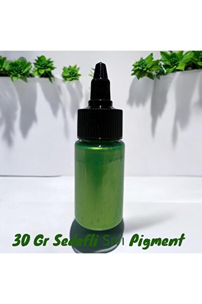 stonechem Epoksi Bazlı YEŞİL Parlak Sıvı Sedefli Pigment 30 Gr Hobi,Sanat,Ahş...
