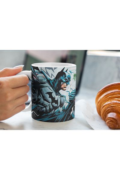 MECKSA Batman vs Joker Tea Cup Coffee Mug 11 oz