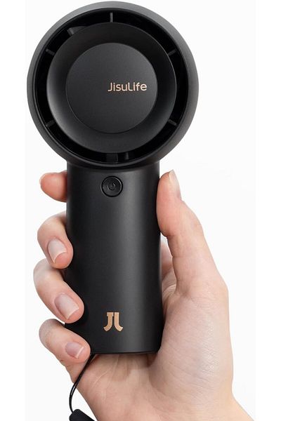 JISULIFE Portable Handheld Turbo Fan [18H Max Cooling Time], 6000mAh USB Rechargeable Personal Batte