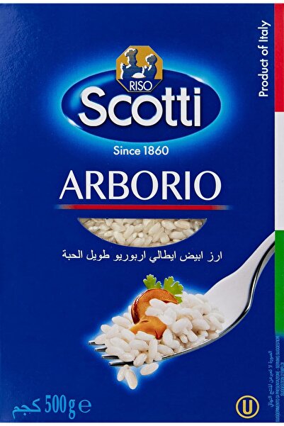 Riso Scotti أرز أربوريو - 500 جرام (أبيض)