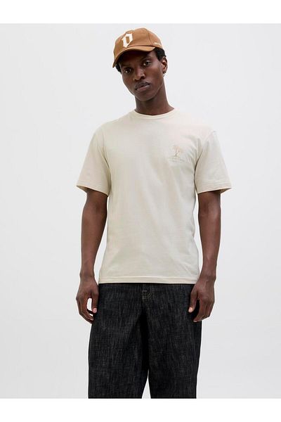 Jack & Jones T-shirt Rückenprint Rundhalsausschnitt T-shirt