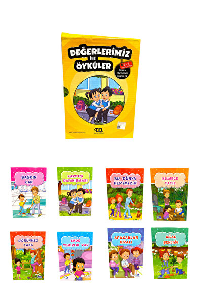 Tandem Yayınları DEĞERLERİMİZ İLE ÖYKÜLER 8 KİTAP SINAV ETKİNLİKLİ