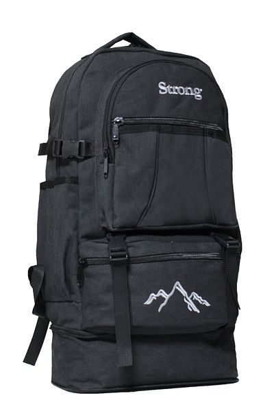 Strong Bag Unisex Bellows Canvas Fabric Σακίδιο πλάτης εξωτερικού χώρου με θήκη για φορητό υπολογιστή Mountaineer Backpack Escp02