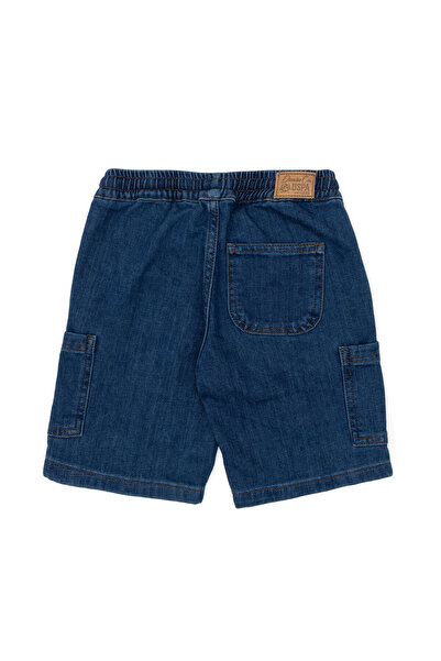 U.S. Polo Assn. Erkek Çocuk Mavi Jean Şort 50304264-DN0022