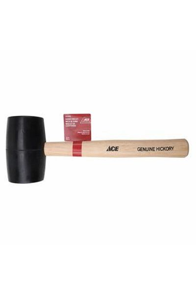 ACE Rubber Mallet W/Hickory Handle (680 g)