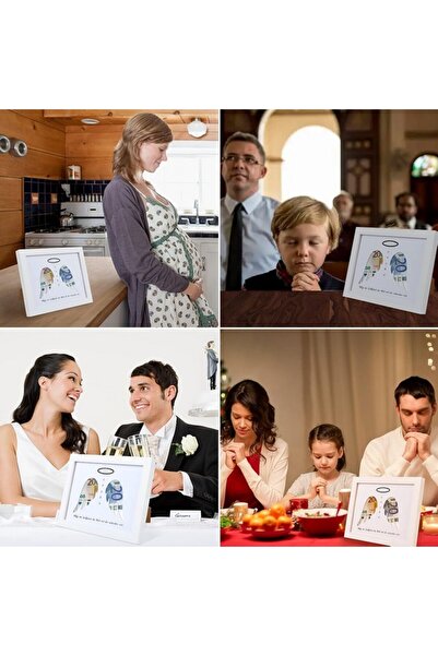 Finabol Wooden photo frame, A5 format, angel wings, white, Finabol