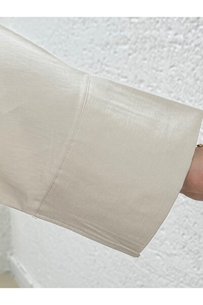 Mihra Sanisa Μονό Πουκάμισο με Κουμπιά Επίπεδο-Zİ2166 Stone